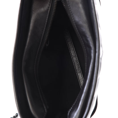 Chanel Aged Calfskin Chevron Quilted Small Gabrielle Hobo So Black 4 of 12