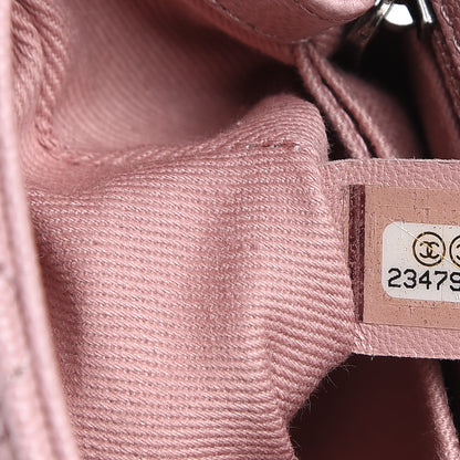 Chanel Caviar Quilted Mini Coco Handle Flap Pink 7 of 10