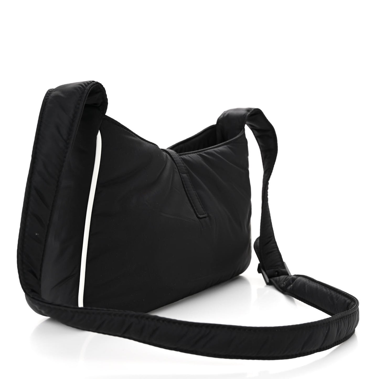 Econyl Nylon Le 5 A 7 Hobo Black White