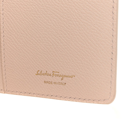 Salvatore Ferragamo Grained Calfskin Gancini Continental Wallet New Bisque 6 of 8