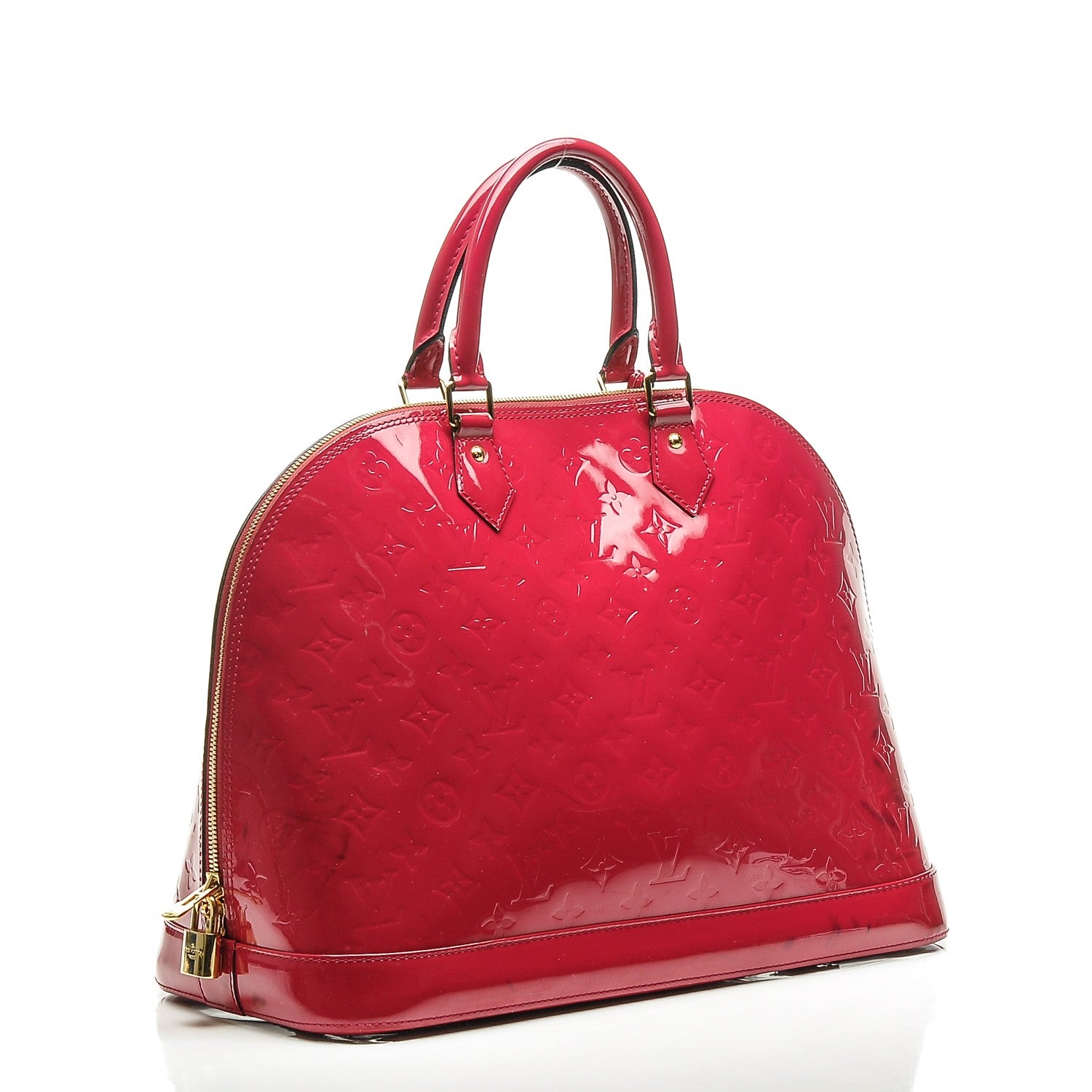 Louis Vuitton Vernis Alma GM Rose Indien 3 of 12