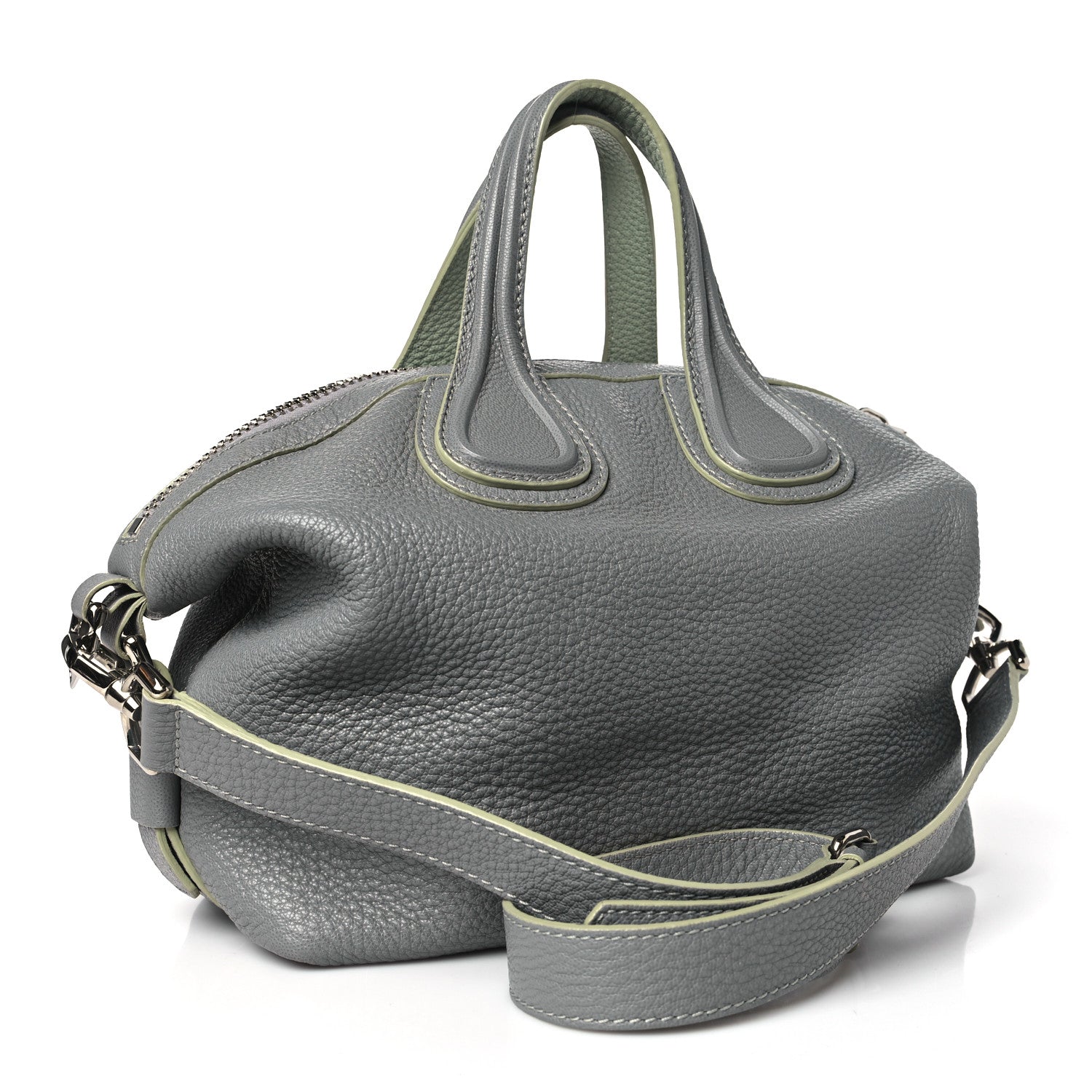 Givenchy Pebbled Calfskin Small Nightingale Pearl Grey 3 of 10