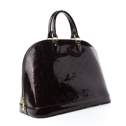 Louis Vuitton Vernis Alma GM Amarante 3 of 12