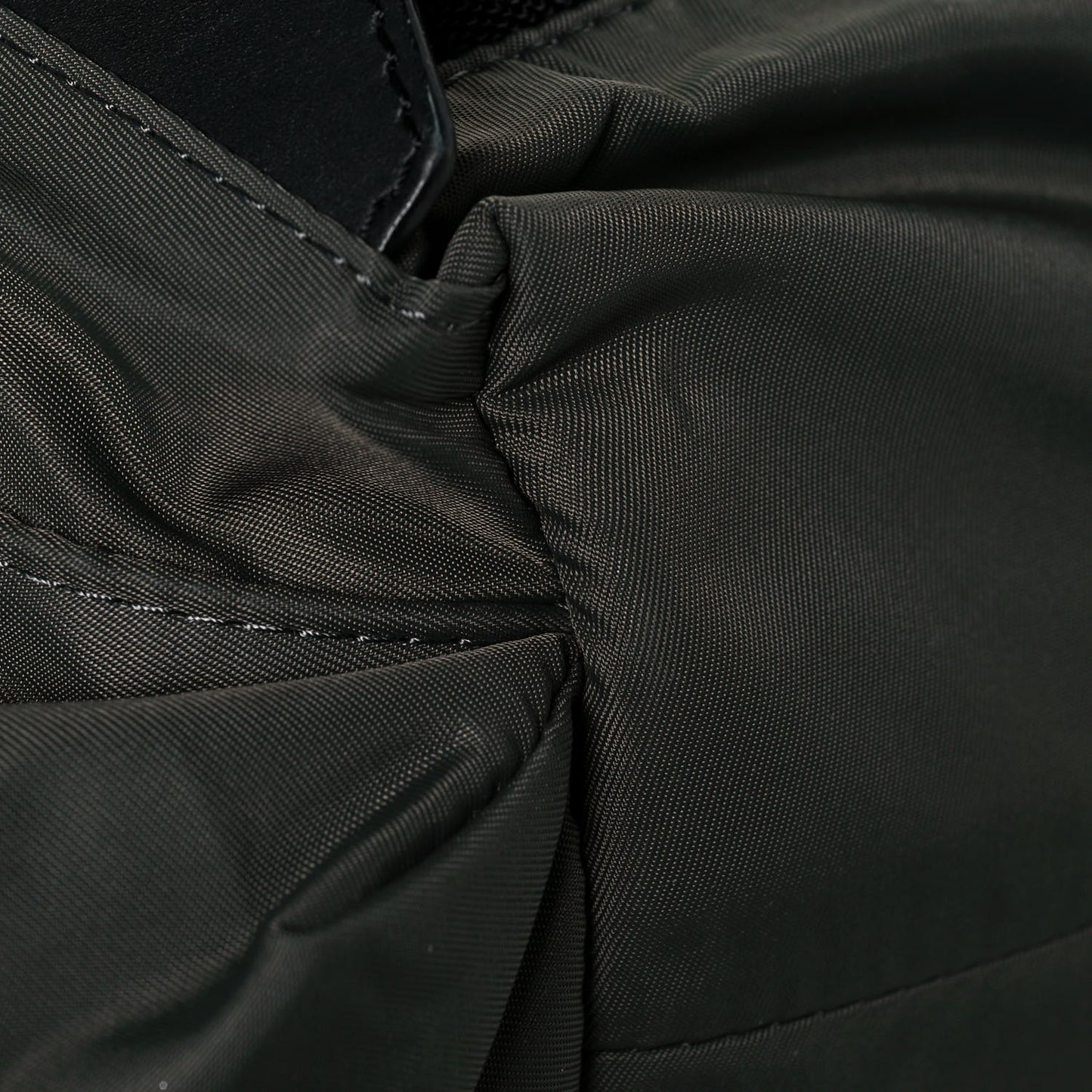 Nylon Medium Rucksack Backpack Dark Green