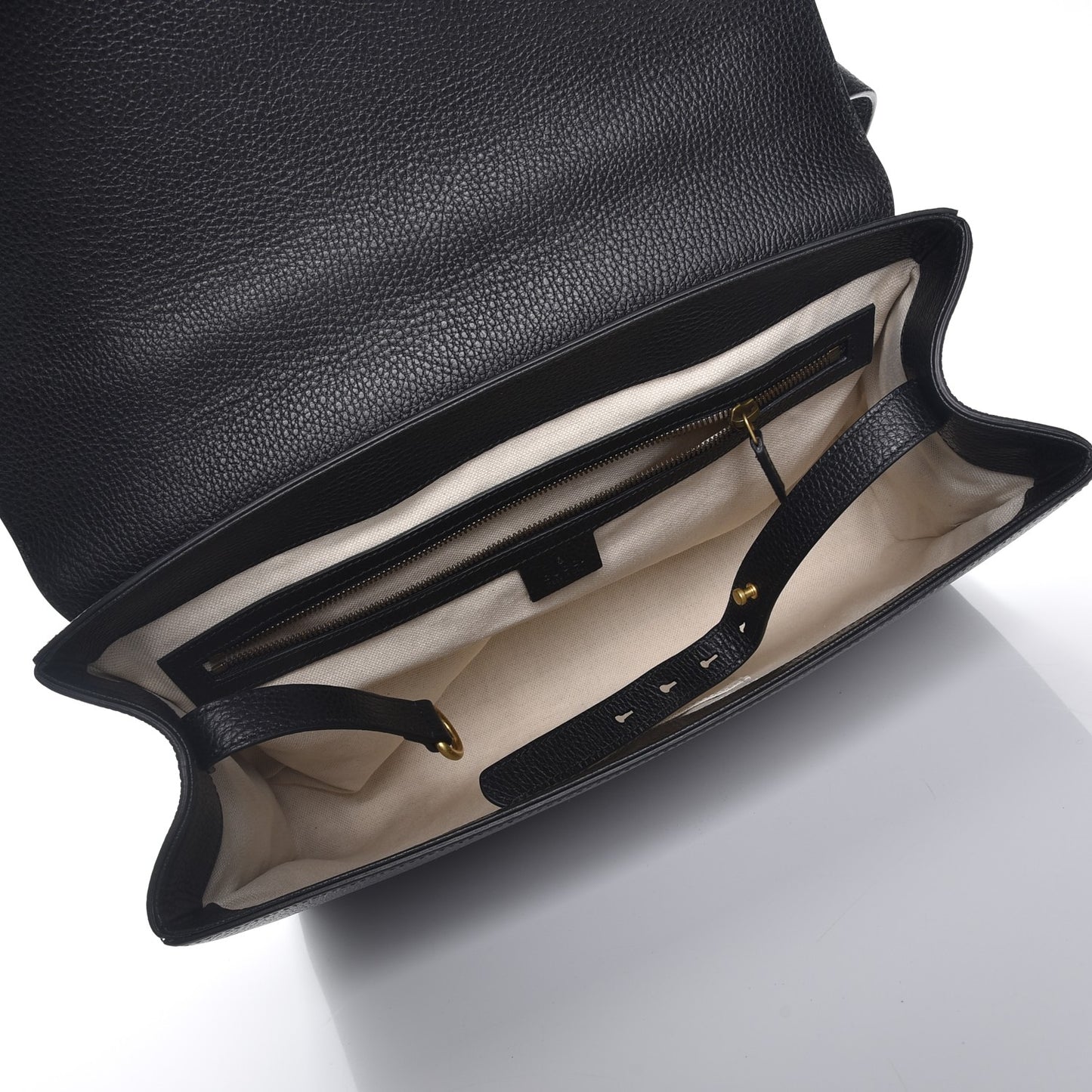 Calfskin GG Marmont Messenger Bag Black