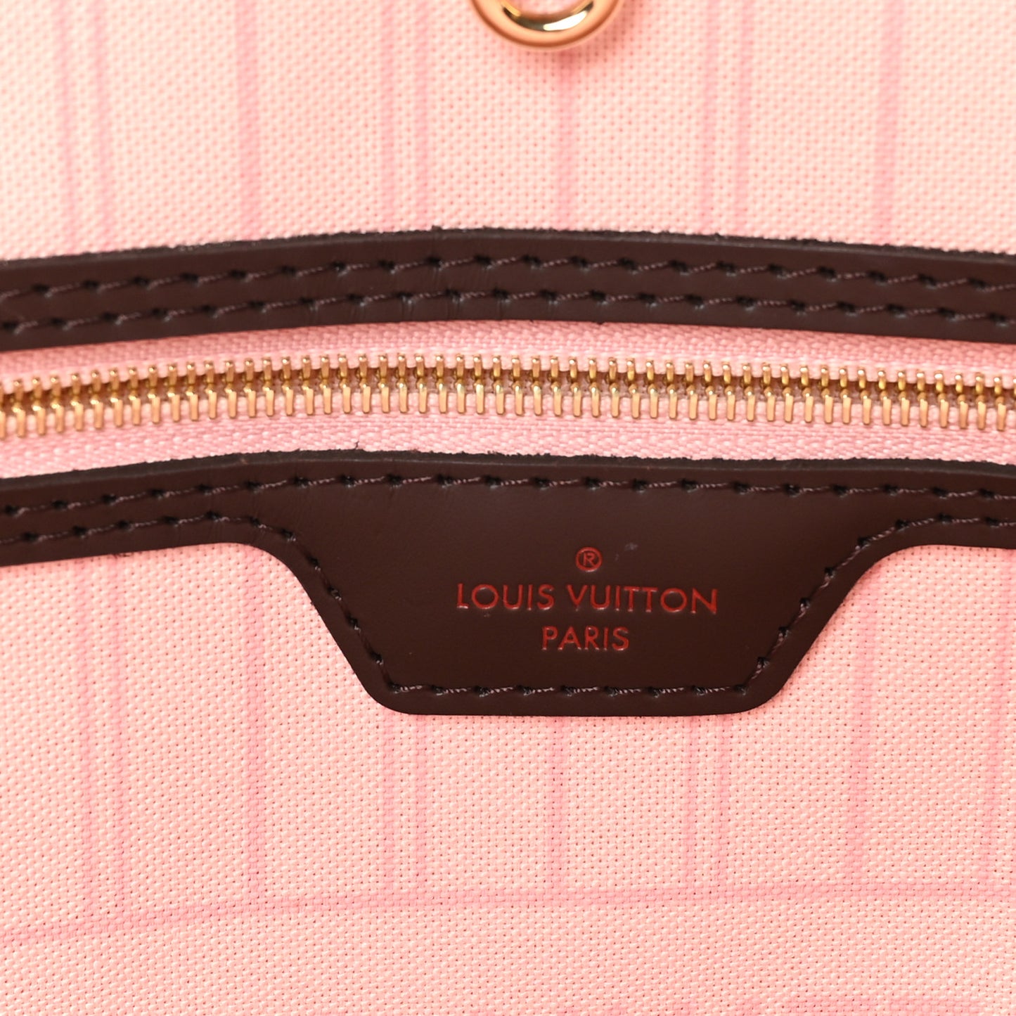 Damier Ebene Neo Neverfull MM Rose Ballerine