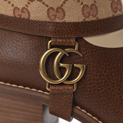 Gucci GG Monogram Calfskin Lola Tall Boots 38.5 Beige Ruggine Cuir 6 of 8