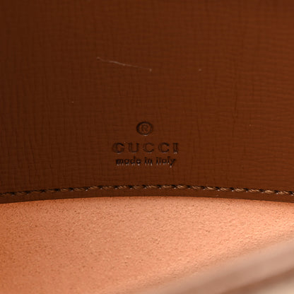 Gucci GG Supreme Monogram Azalea Calfskin Web Mini Jackie 1961 Hobo Beige Ebony Brown Sugar 6 of 10