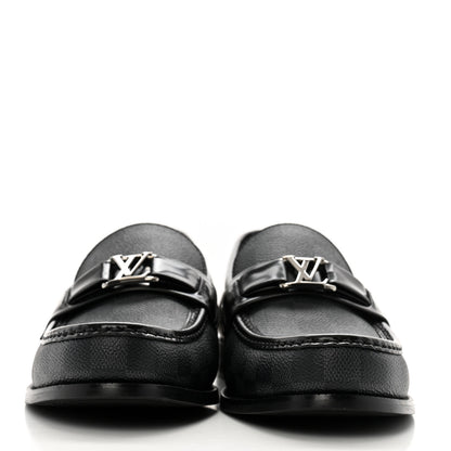 Louis Vuitton Damier Graphite Calfskin Mens Major Loafers 8 3 of 9