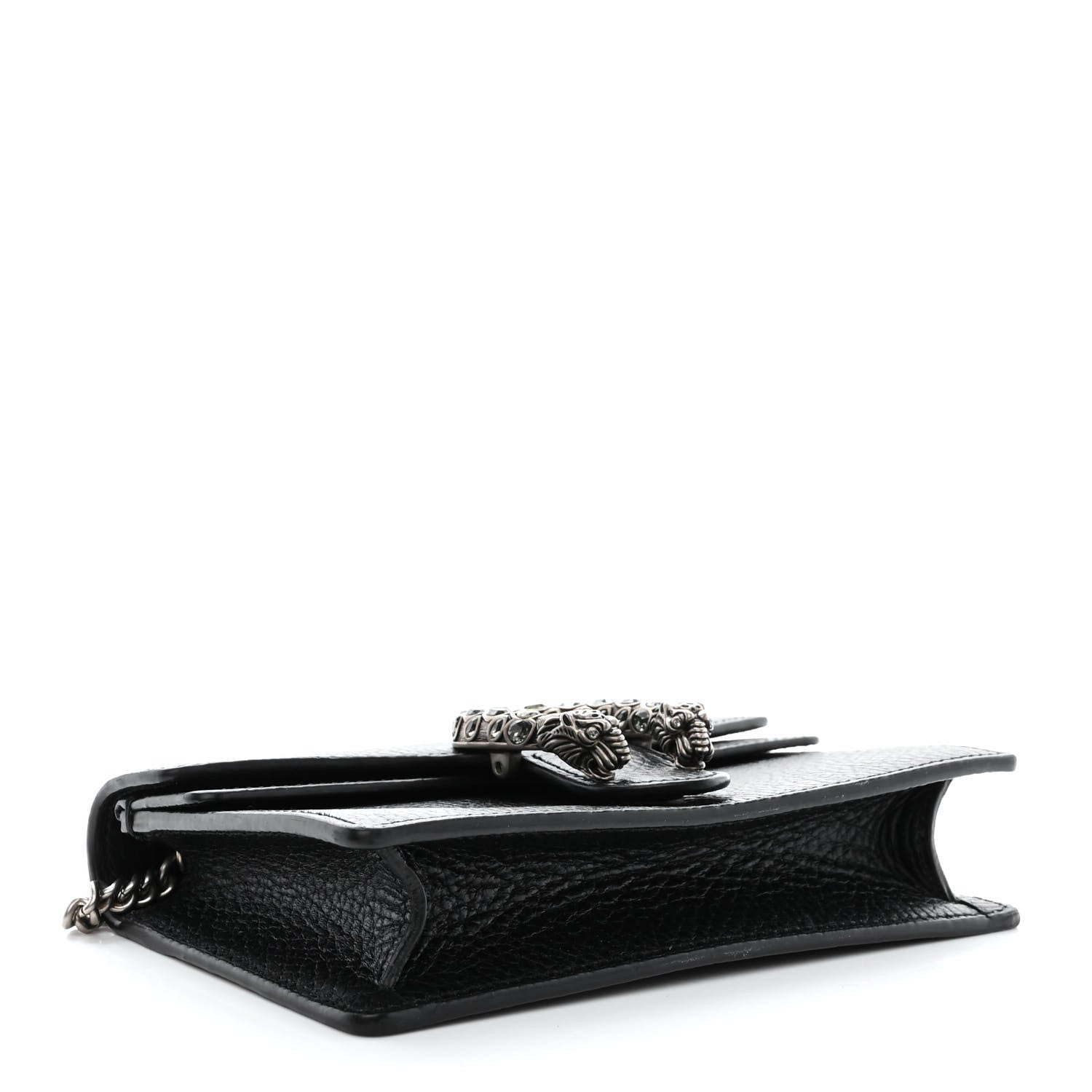 Gucci Calfskin Super Mini Dionysus Shoulder Bag Black 4 of 11