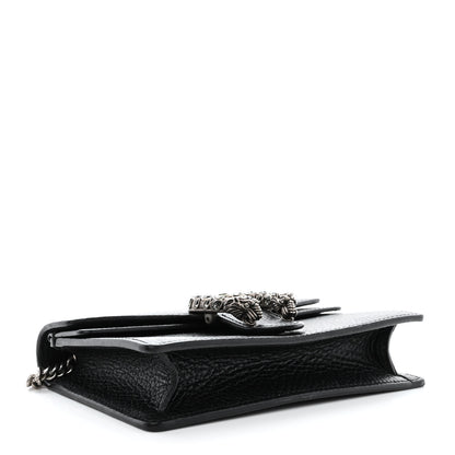 Gucci Calfskin Super Mini Dionysus Shoulder Bag Black 4 of 11