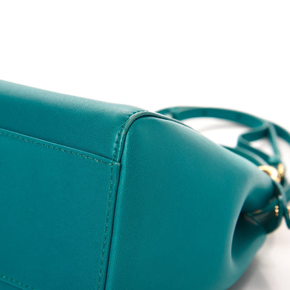 Fendi Nappa Mini Peekaboo Iconic Satchel Lago 9 of 11