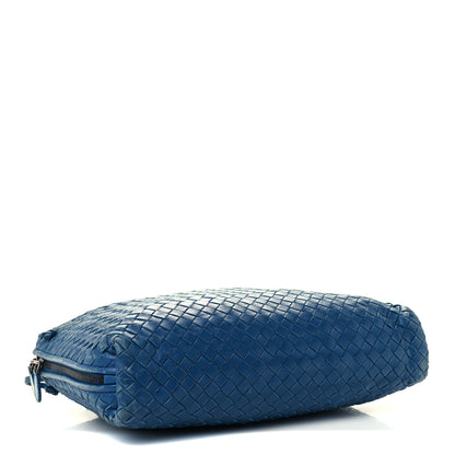 Bottega Veneta Nappa Intrecciato Nodini Crossbody Messenger Blue 3 of 11
