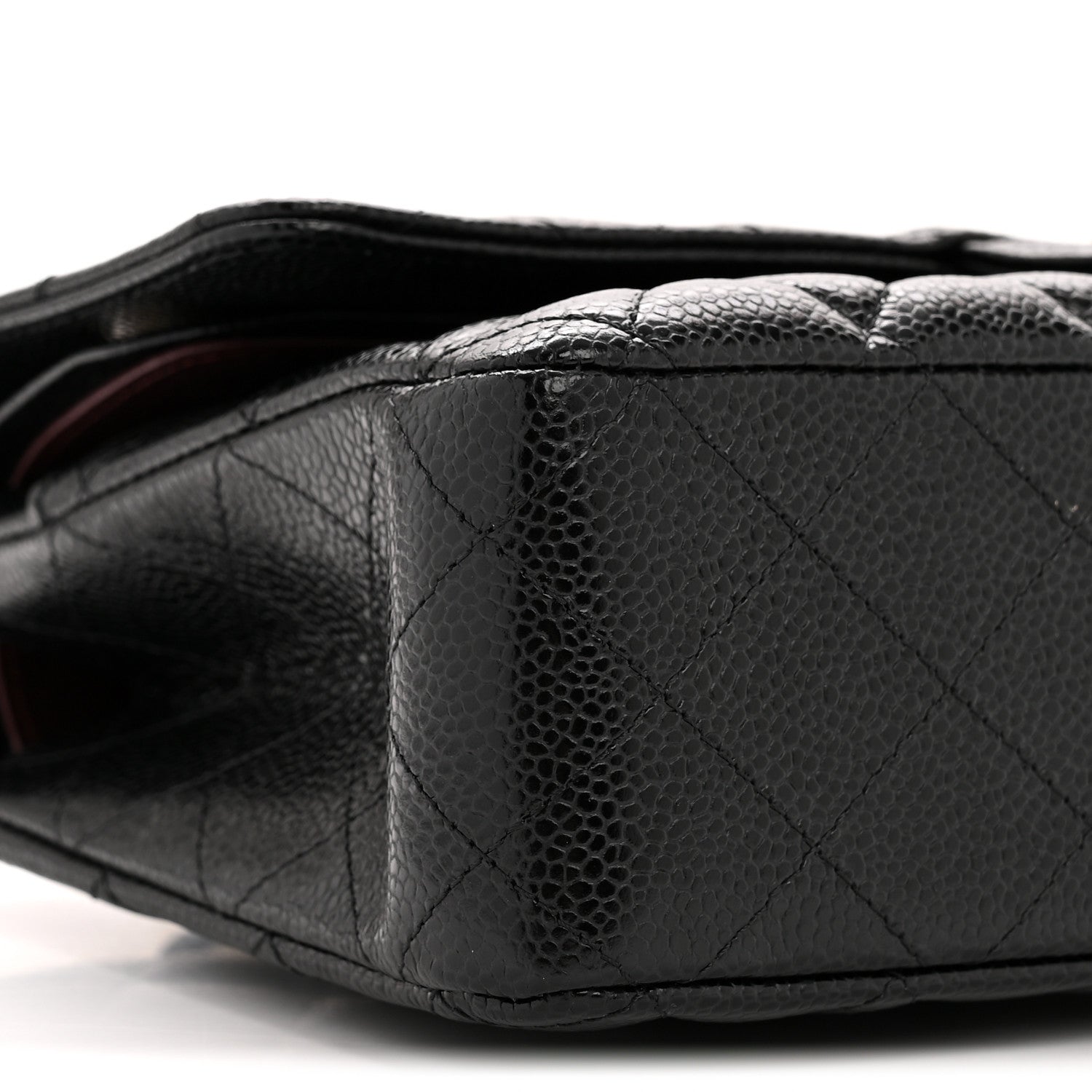 Chanel Caviar Quilted Medium Double Flap Black 9 of 13