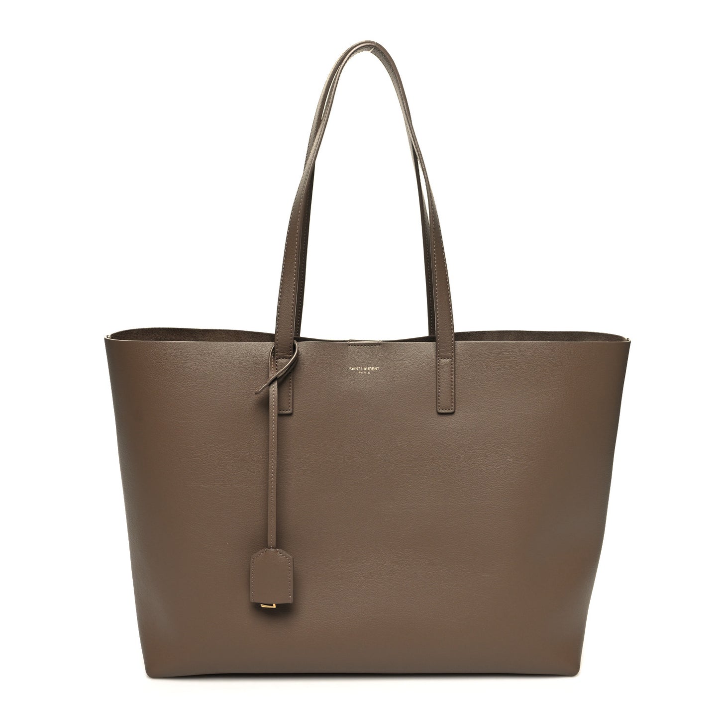 Calfskin Large Shopping Tote Taupe