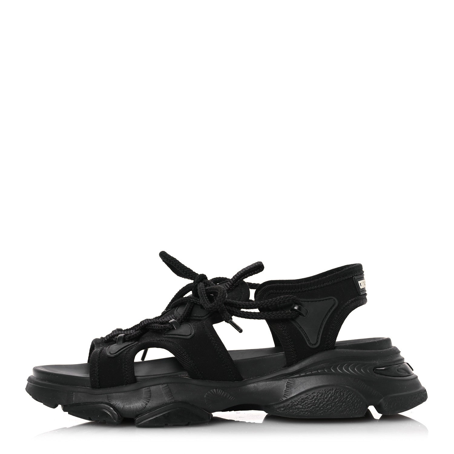 Christian Dior Technical Fabric D-Connect Sandals 37 Black 1 of 12
