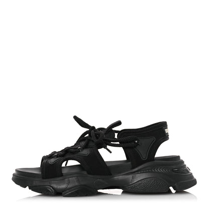 Christian Dior Technical Fabric D-Connect Sandals 37 Black 1 of 12