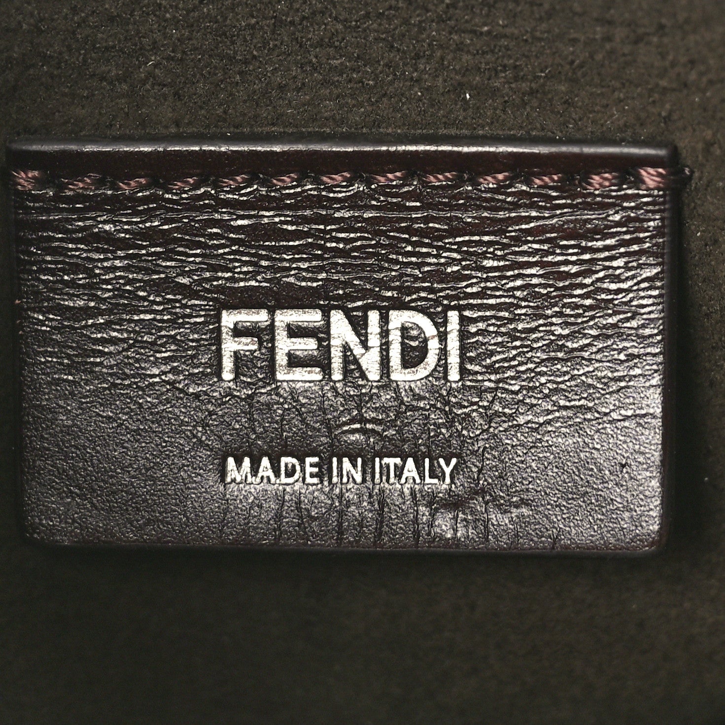 Fendi Fabric Jacquard FF Melon Bag Tobacco Black 6 of 11