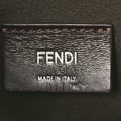 Fendi Fabric Jacquard FF Melon Bag Tobacco Black 6 of 11