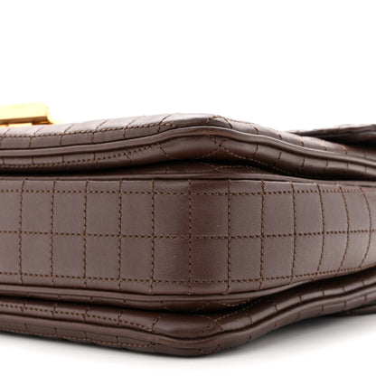 Celine Calfskin Quilted Medium C Bag Camel 10 of 10