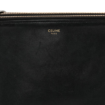 Celine Lambskin Small Trio Crossbody Bag Black 10 of 14