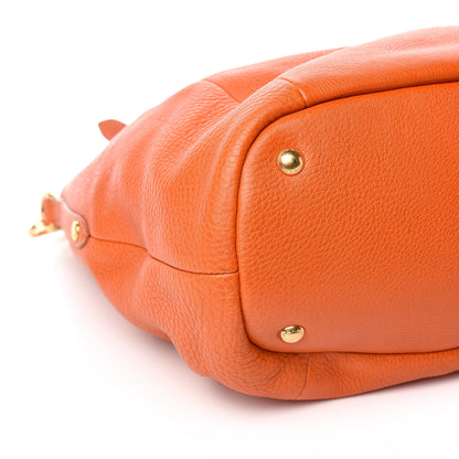 Prada Vitello Daino Tote Papaya 8 of 11