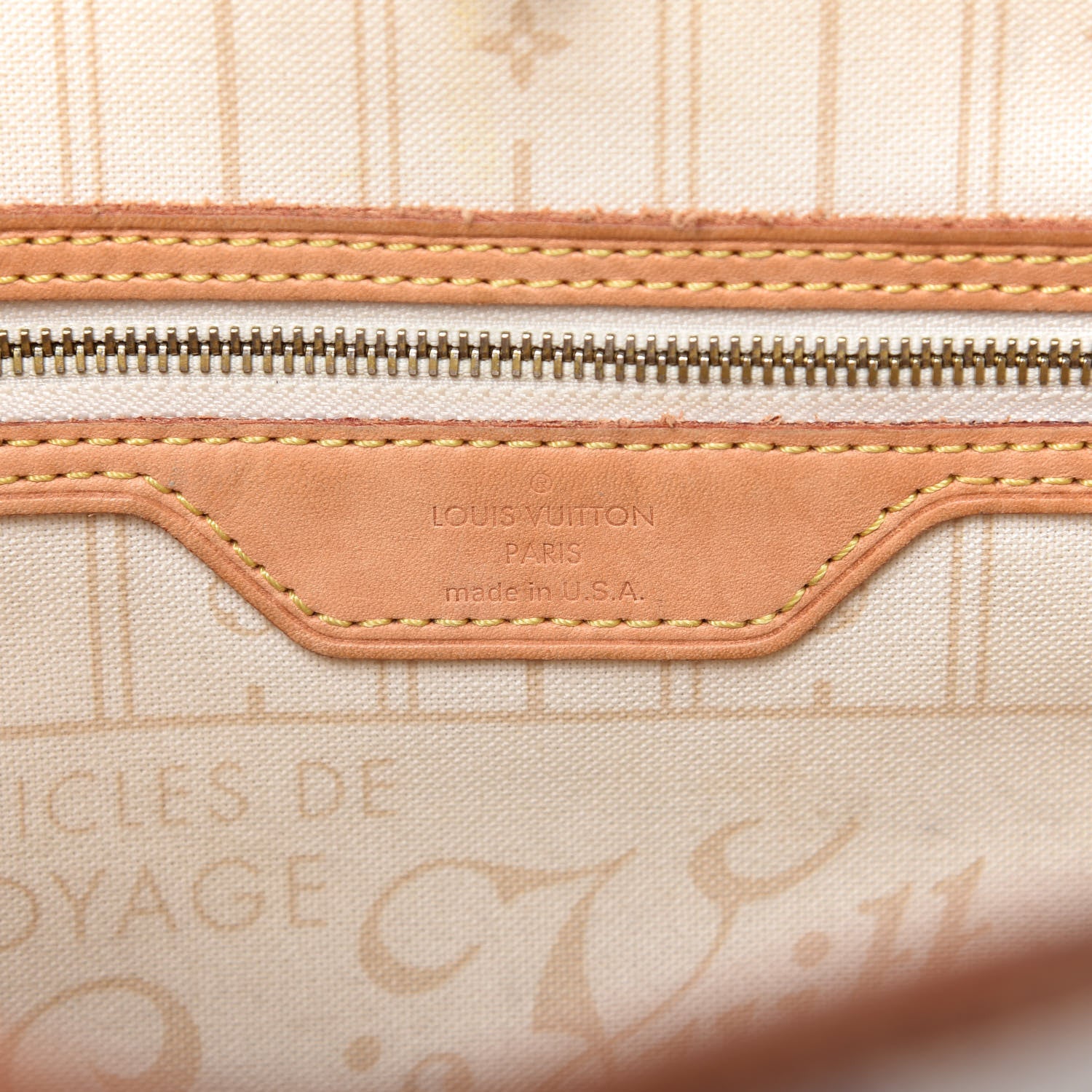 Louis Vuitton Damier Azur Neverfull PM 8 of 9