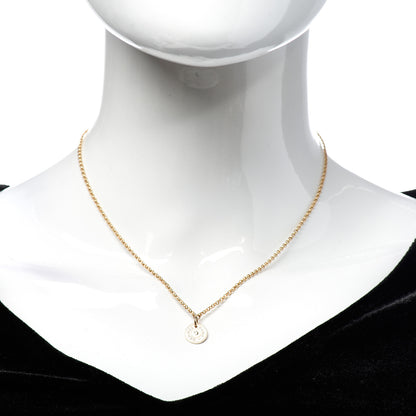 Hermes 18K Rose Gold Diamond Gambade Clou de Selle Necklace 2 of 6