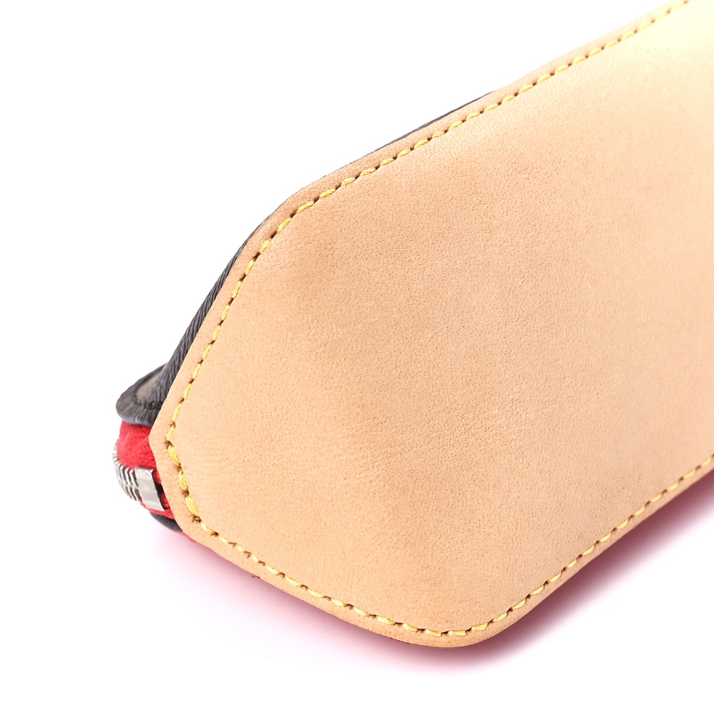 Monogram Elizabeth Pencil Pouch Red