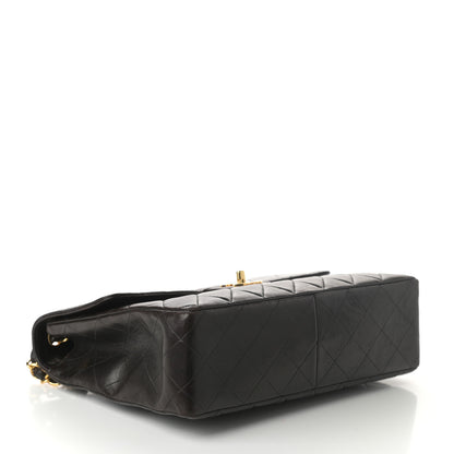 Chanel Lambskin Quilted Jumbo Single Flap Black 4 of 10