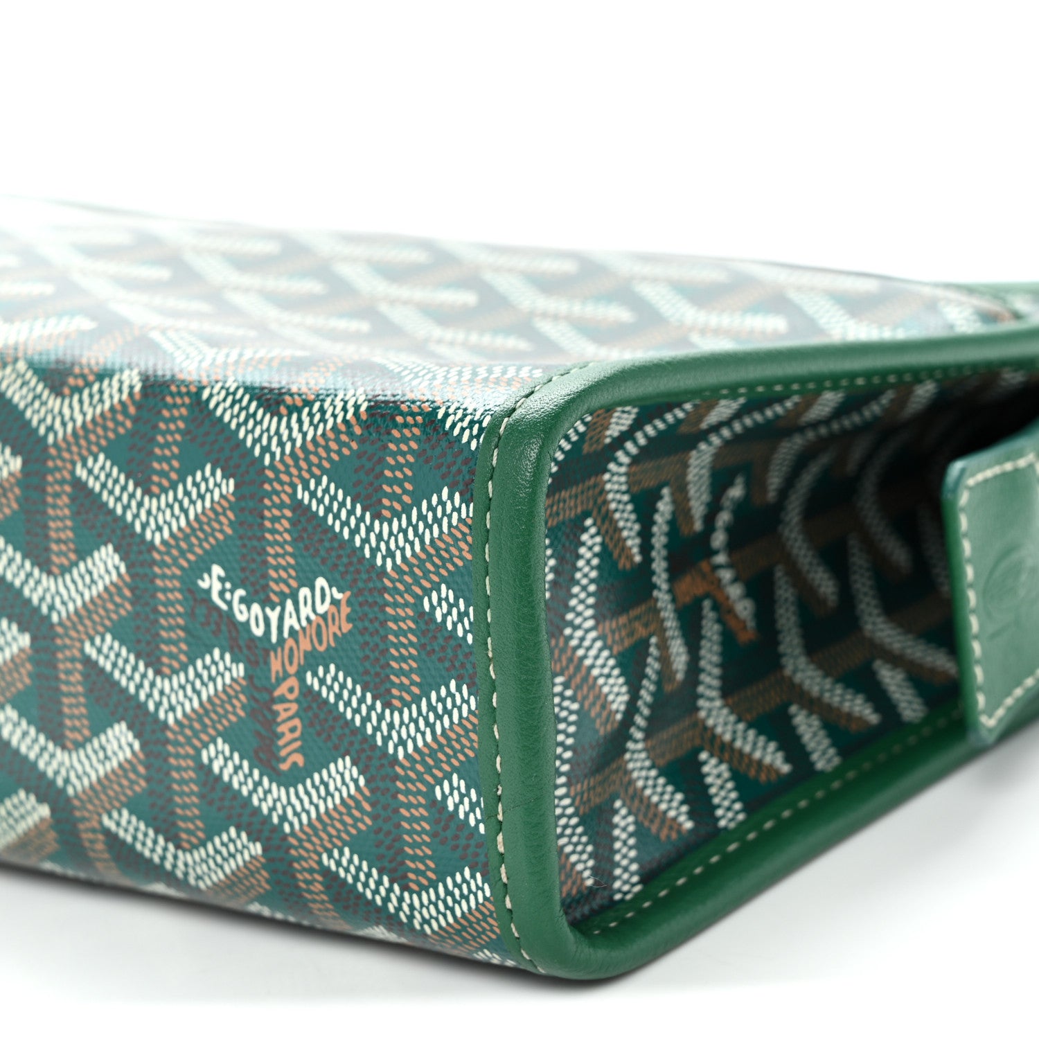 Goyard Goyardine Jouvence Toiletry Pouch MM Green 9 of 9