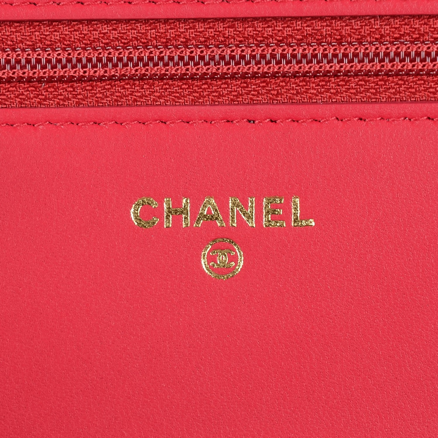 Chanel Lambskin Quilted Boy Wallet On Chain WOC Dark Pink 6 of 8