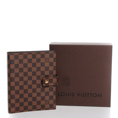 Louis Vuitton Damier Ebene Large Ring Agenda Cover 8 of 8