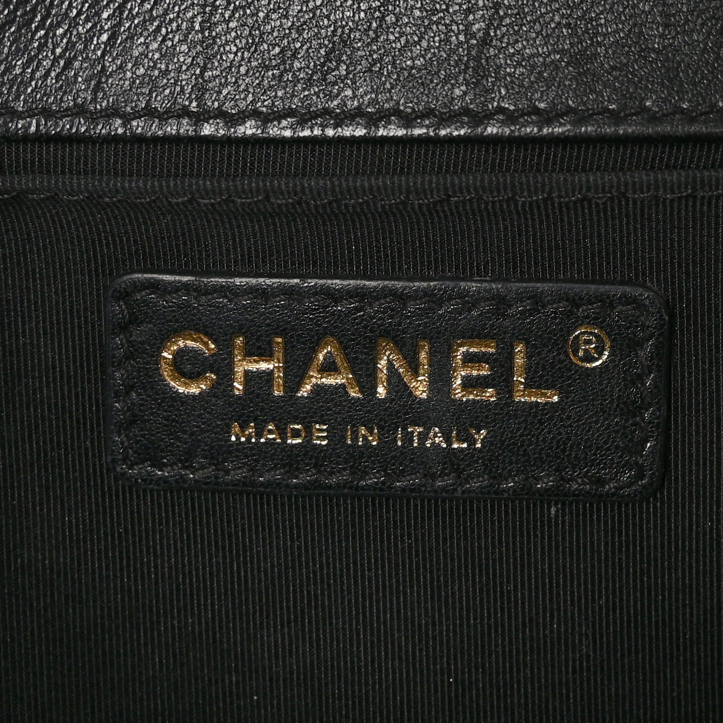 Lambskin Quilted Medium Boy Flap Black