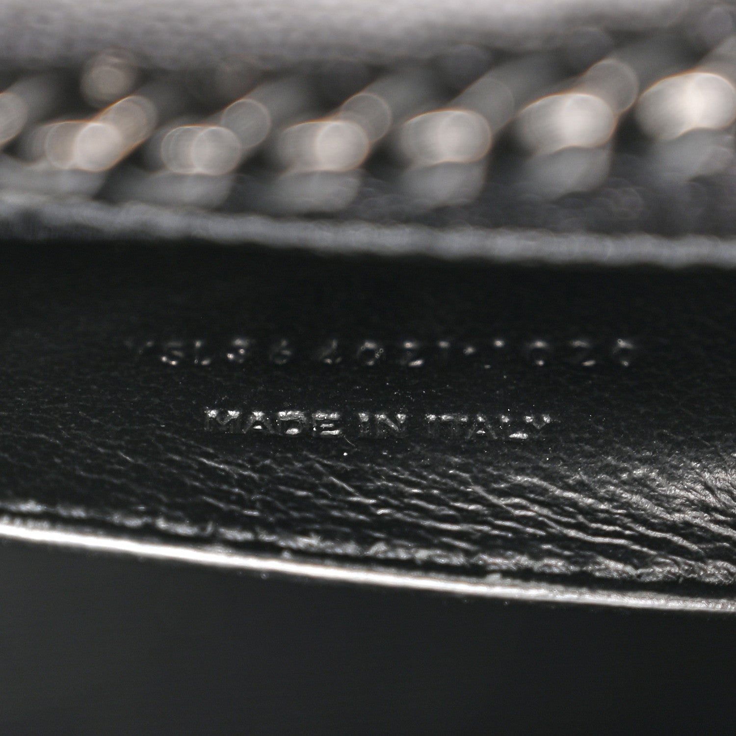 Saint Laurent Grain De Poudre Medium Classic Monogram Monochrome Kate Satchel Black 7 of 11
