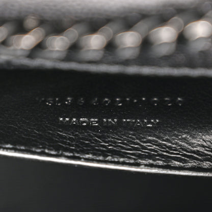 Saint Laurent Grain De Poudre Medium Classic Monogram Monochrome Kate Satchel Black 7 of 11