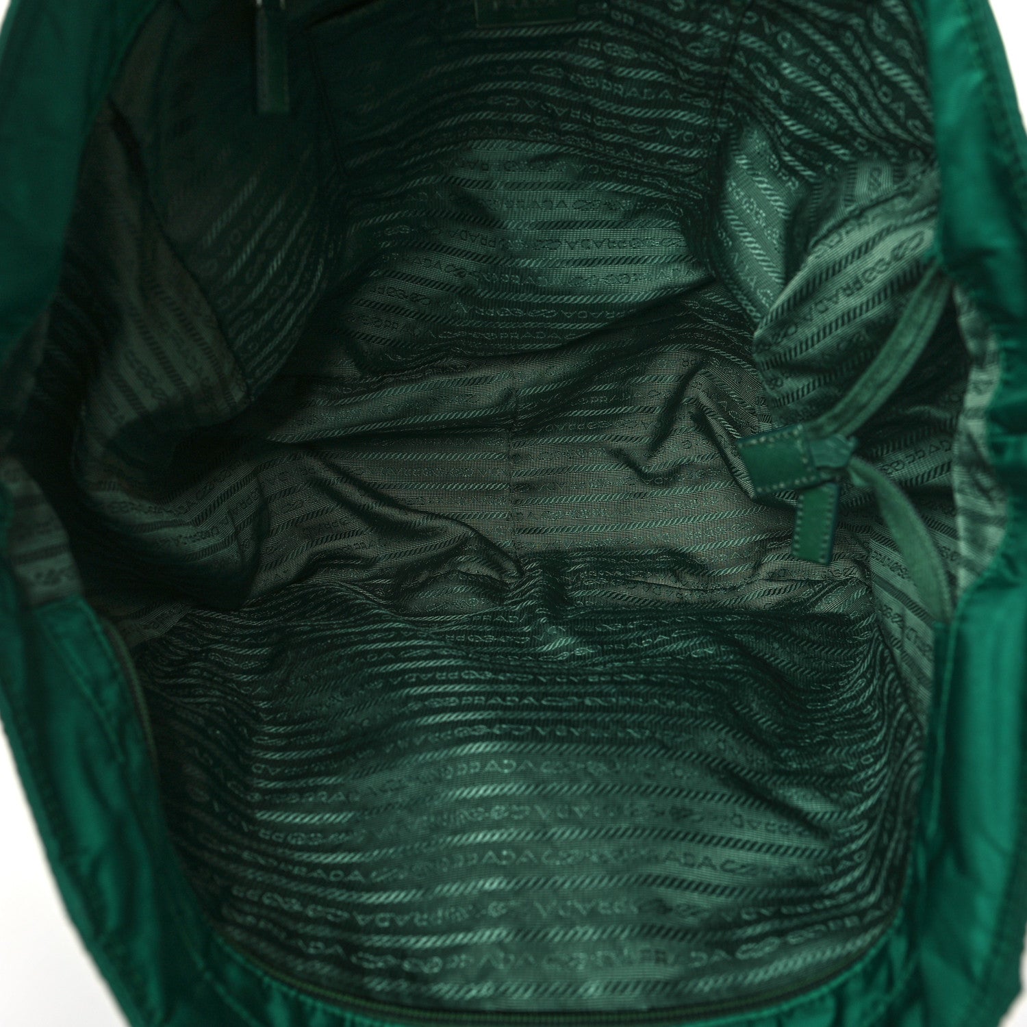 Prada Tessuto Nylon Shopping Tote Oleandro 5 of 10