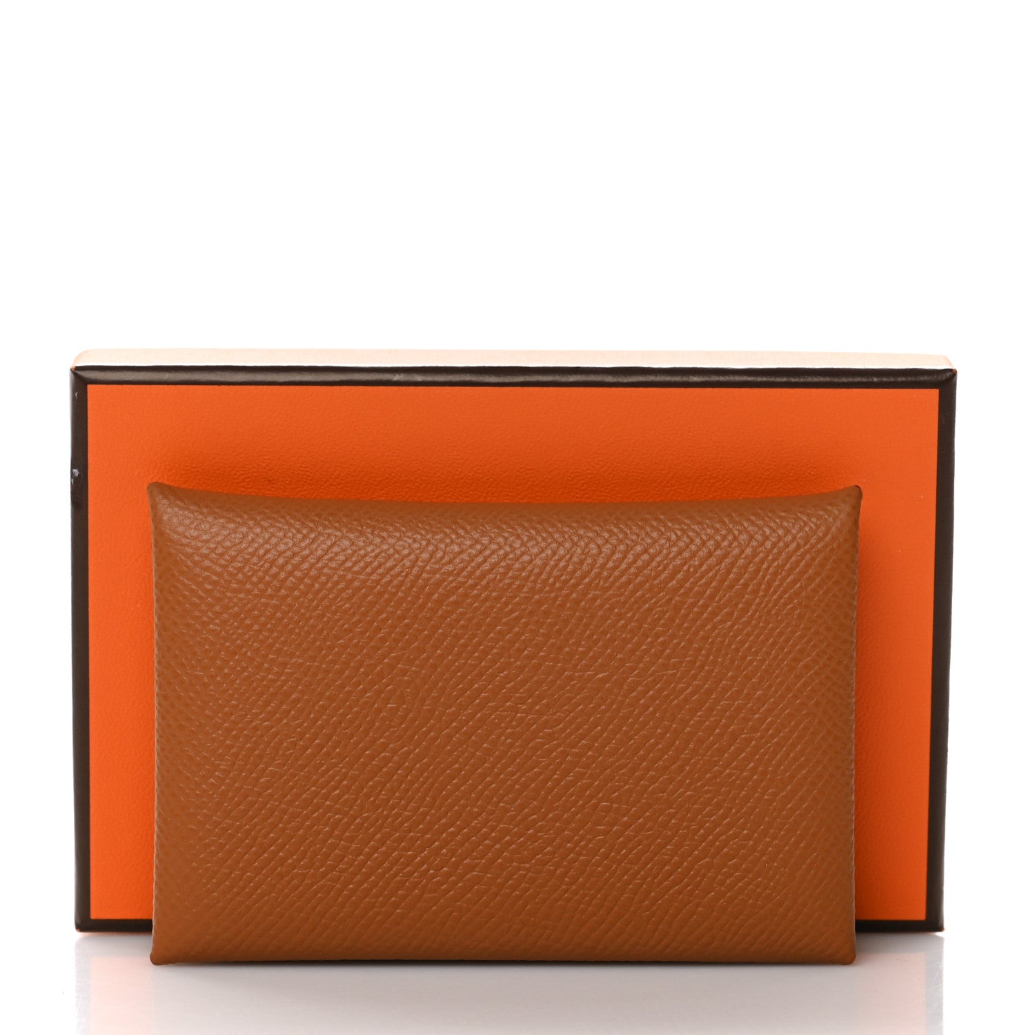 Hermes Epsom Calvi Card Case Gold 8 of 8