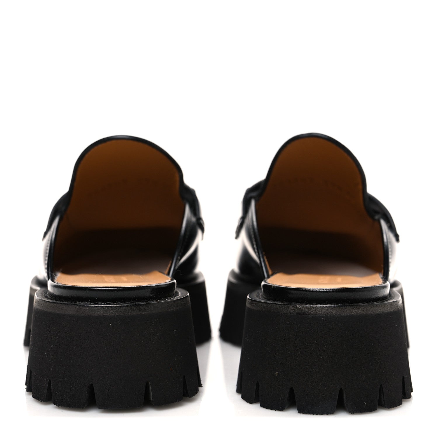Gucci Cordovan Lux Womens Sylke Horsebit Platform Mules 37.5 Black 6 of 12