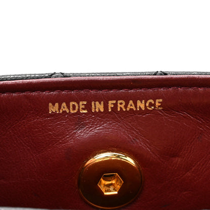 Chanel Lambskin Quilted Micro Mini Flap Bag Black 8 of 15