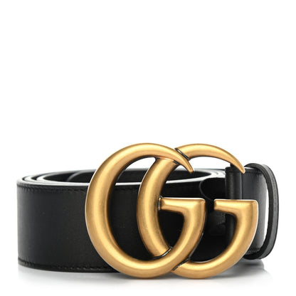 Gucci Calfskin Double G 40mm Belt 95 38 Black 1 of 4
