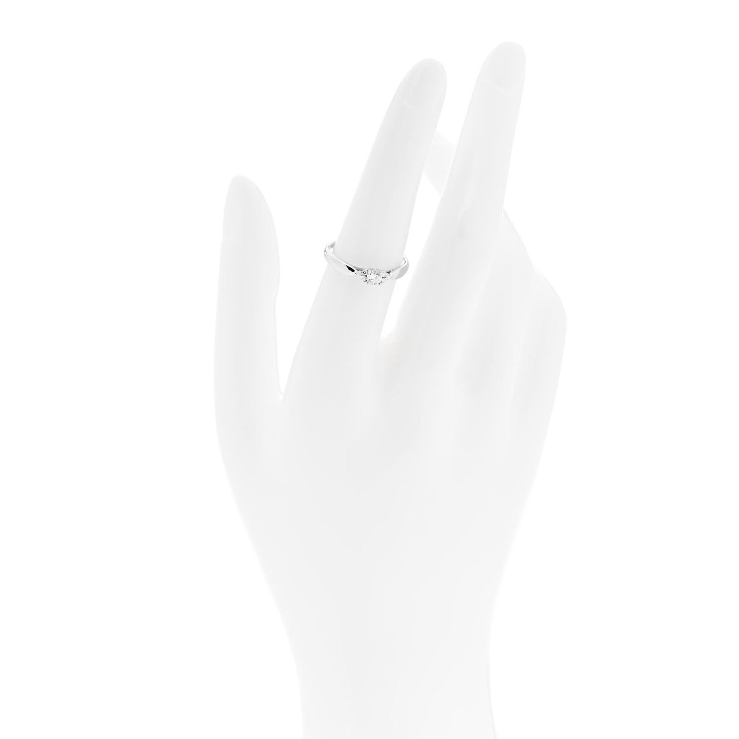 Platinum Diamond .16ct Harmony Engagement Ring 53 6.25