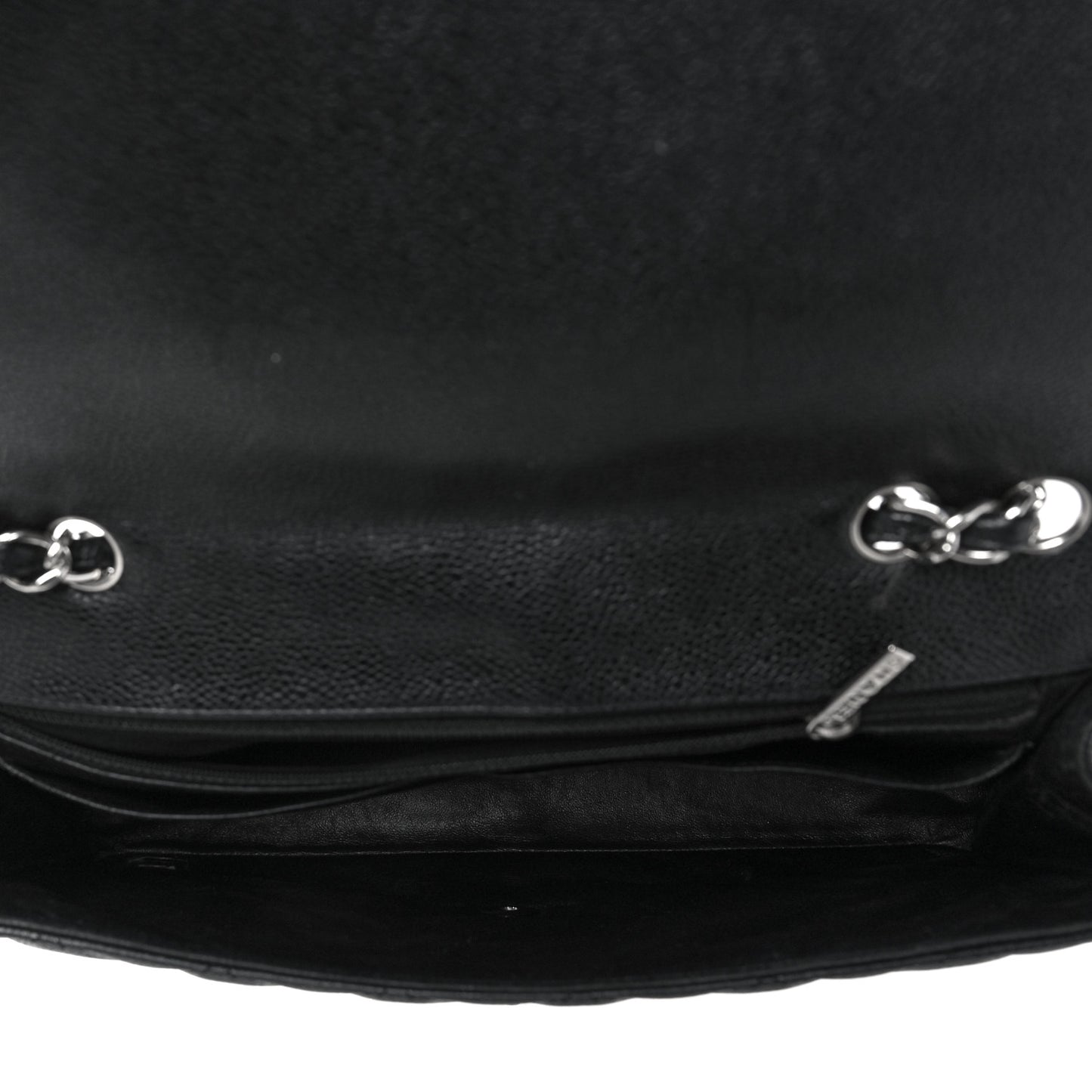 Caviar Quilted Jumbo Single Flap Black