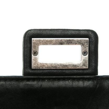 Chanel Washed Lambskin Maxi Take Away Flap Bag Black 6 of 8
