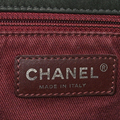 Chanel Iridescent Calfskin Jumbo In The Mix Flap Dark Green 6 of 10