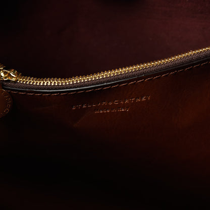 Stella McCartney Eco Alter Nappa Studded Large Bucket Bag Cognac 8 of 9