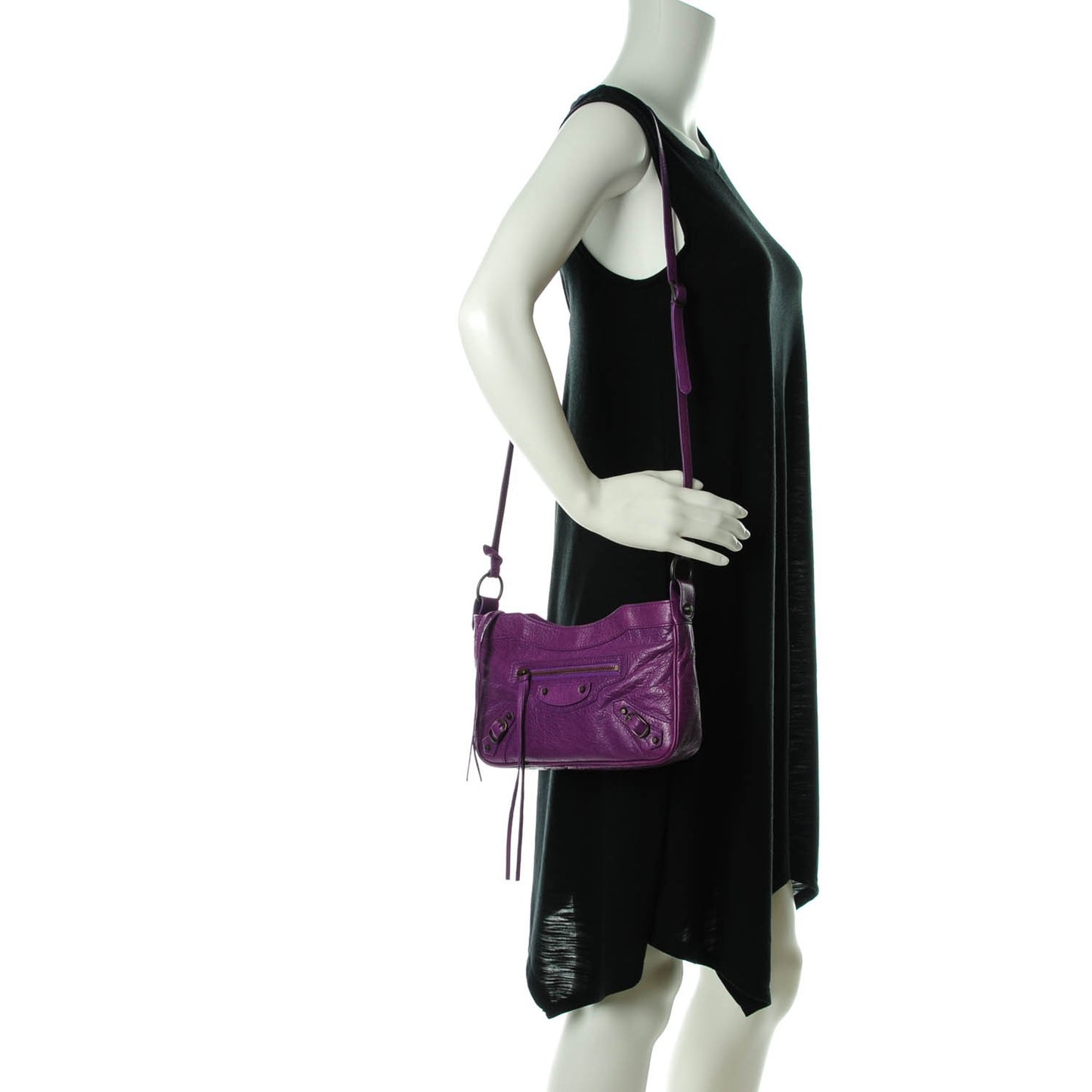 Agneau Classic Hardware Hip Ultraviolet