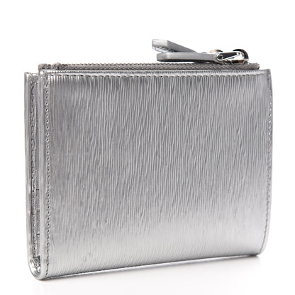Prada Vitello Move Zip Coin Case Wallet Cromo 3 of 7