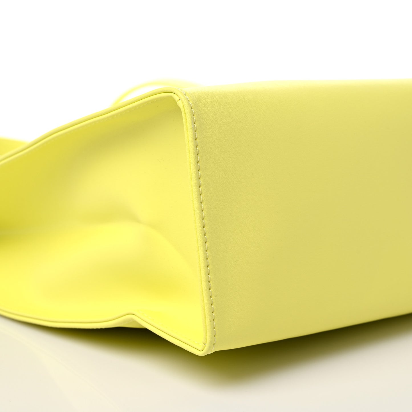 Vegan Leather Medium Shopping Bag Margarine