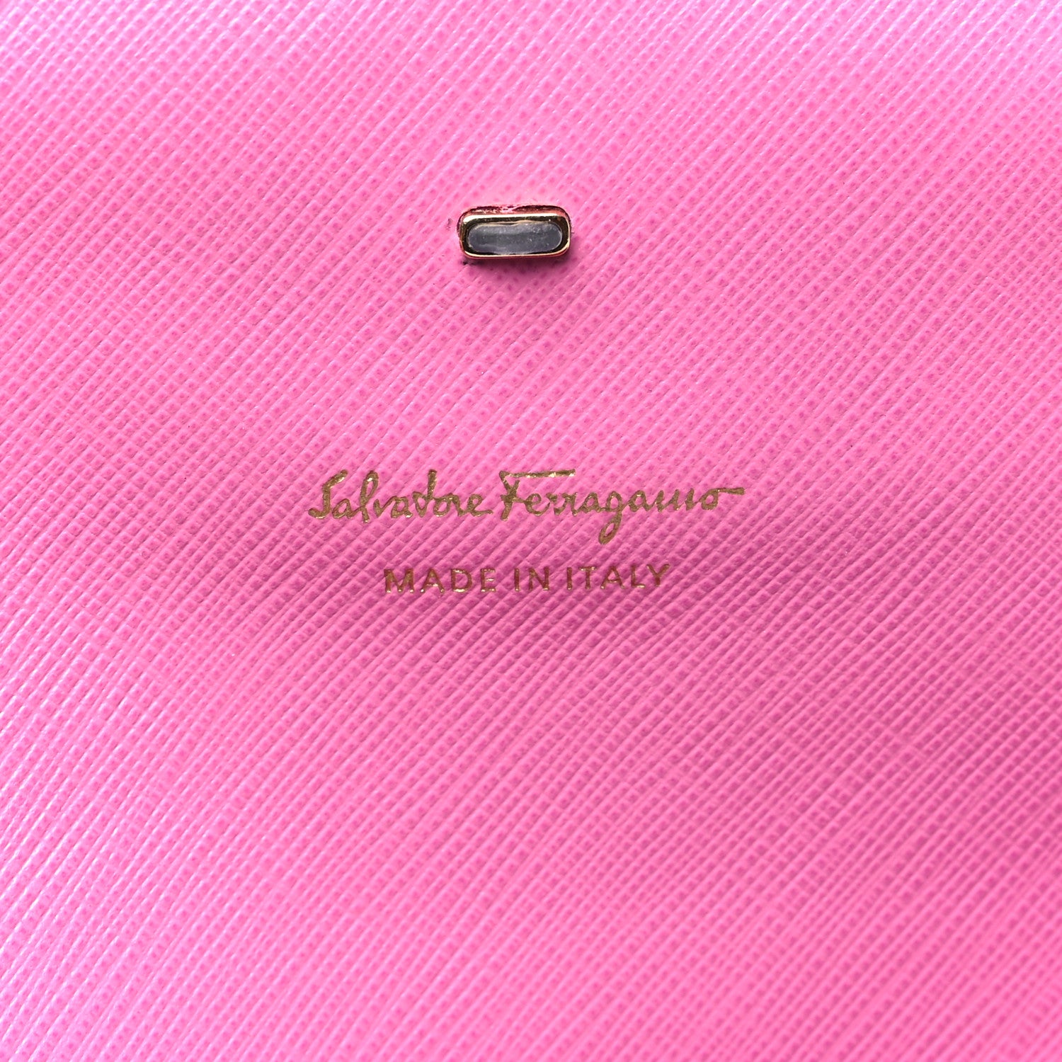 Salvatore Ferragamo Hammered Calfskin Mini Gancini Icona Bag Pink 6 of 10